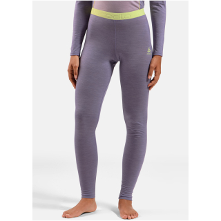 Legginsy termoaktywne damskie ODLO Natural Performance PW 150 BL Bottom Long fioletowe
