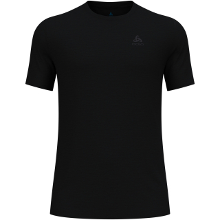 Koszulka z krótkim rękawem męska ODLO Merino 160 BL Top Crew Neck S/S czarna