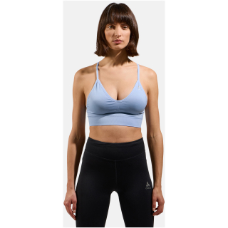 Biustonosz damski ODLO Padded Seamless Soft 2.0 Sport Bra niebieski