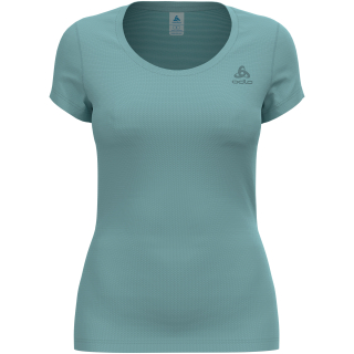 Koszulka z krótkim rękawem damska ODLO Active F-Dry Eco BL Top Crew Neck S/S niebieska