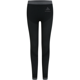 Legginsy termoaktywne dziecięce ODLO BL BOTTOM long PERFORMANCE WARM KIDS fioletowe