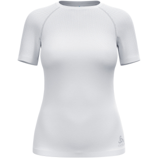 Koszulka tech. damska Odlo BL TOP crew neck s/s PERFORMANCE LIGHT E biała