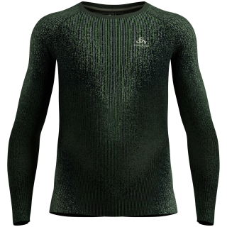 Bielizna termoaktywna z długim rękawem Odlo BL TOP crew neck l/s PERFORMANCE WARM BLACKCOMB granatowa
