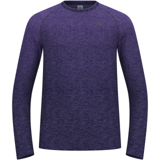 Koszulka męska Odlo ESSENTIAL SEAMLESS T-shirt crew neck l/s niebieska
