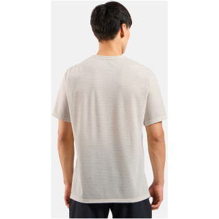 Koszulka tech. męska Odlo T-shirt crew neck s/s ACTIVE 365 LINENCO beżowa
