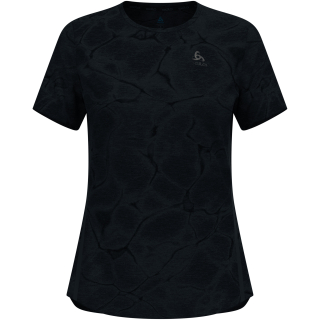 Koszulka damska Odlo ZEROWEIGHT ENGINEERED CHILL-TEC T-shirt crew neck s/s czarna
