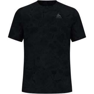 Koszulka z krótkim rękawem męska ODLO Zeroweight Engineered Chill-Tec T-Shirt Crew Neck s/s czarna