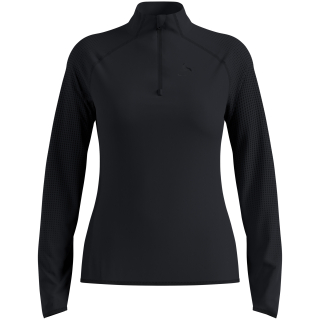 Bluza techniczna damska ODLO Zeroweight Warm Mid Layer 1/2 Zip czarna