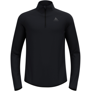 Bluza techniczna męska ODLO Zeroweight Warm Mid Layer 1/2 Zip czarna