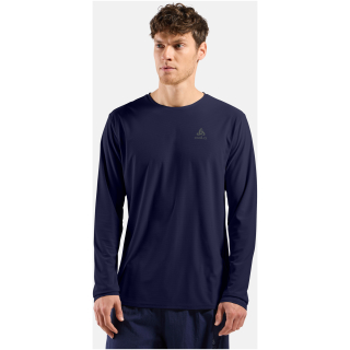 Koszulka z długim rękawem męska Odlo ZEROWEIGHT CHILL-TEC T-shirt crew neck l/s granatowa