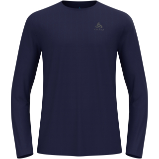 Koszulka z długim rękawem męska Odlo ZEROWEIGHT CHILL-TEC T-shirt crew neck l/s granatowa
