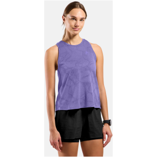 Koszulka damska bez rękawów Odlo ZEROWEIGHT ENGINEERED CHILL-TEC Tank crew neck fioletowa