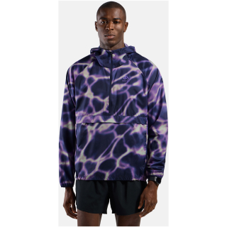Kurtka męska Odlo ZEROWEIGHT PRINT Jacket fioletowa