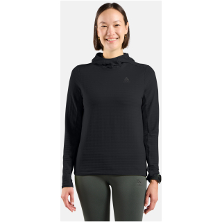 Bluza z kapturem Odlo Mid layer hoody ESSENTIAL THERMAL czarna