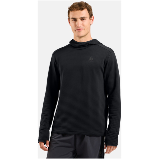 Bluza z kapturem Odlo Mid layer hoody ESSENTIAL THERMAL czarna