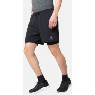 Spodenki do biegania męskie Odlo 2-in-1 ESSENTIAL 5 INCH czarny