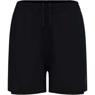 Spodenki damskie Odlo ESSENTIAL 4 INCH 2-in-1 short czarne