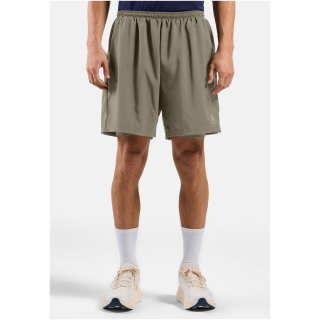 Spodenki męskie Odlo ESSENTIAL 6 INCH 2-in-1 short beżowe