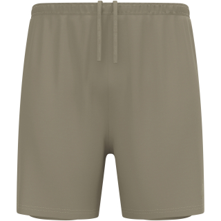 Spodenki męskie Odlo ESSENTIAL 6 INCH 2-in-1 short beżowe