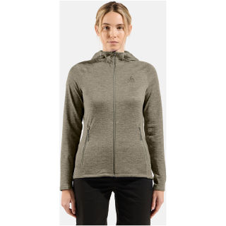 Bluza damska Odlo TENCIA Mid layer hoody full zip szara