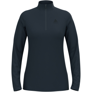 Bluza techniczna damska ODLO Essential Light Mid Layer 1/2 zip granatowa