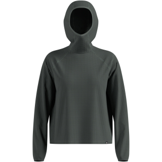 Bluza z kapturem Odlo Mid layer hoody CUBIC zielona