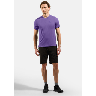 Koszulka męska Odlo F-DRY T-shirt crew neck s/s fioletowa