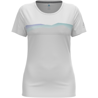 Koszulka z krótkim rękawem damska ODLO F-Dry Ridgeline T-Shirt Crew Neck s/s biała