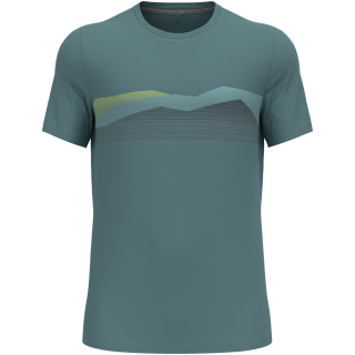 Koszulka z krótkim rękawem męska ODLO F-Dry Ridgeline T-Shirt Crew Neck s/s niebieska