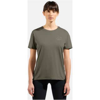 Koszulka damska Odlo ASCENT SUN. SEA. MOUNTAINS. T-shirt crew neck s/s szara