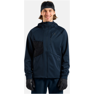 Kurtka Odlo ZEROWEIGHT WINDPROOF X WARM Jacket granatowa