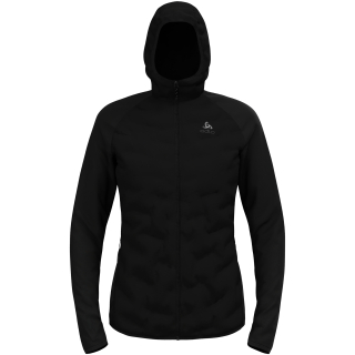 Kurtka hybrydowa damska ODLO Zeroweight Insulator Mid Layer Hoody Full Zip czarna
