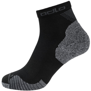 Skarpety ODLO Ceramicool Run Socks quarter czarne