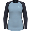 Koszulka termoaktywna z długim rękawem damska ODLO Natural Performance PW 150 BL Top Crew Neck l/s niebieska