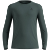 Bielizna termoaktywna z długim rękawem Odlo BL TOP crew neck l/s MERINO 200 zielona