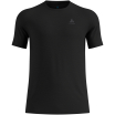 Koszulka z krótkim rękawem męska ODLO Merino 160 BL Top Crew Neck S/S czarna