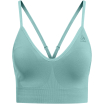 Biustonosz damski ODLO Padded Seamless Soft 2.0 Sport Bra niebieski