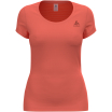 Koszulka z krótkim rękawem damska ODLO Active F-Dry Eco BL Top Crew Neck pomarańczowa
