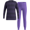 Bielizna termoaktywna - zestaw Odlo Set long ACTIVE WARM SET fioletowa