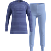 Bielizna termoaktywna - zestaw Odlo Set long ACTIVE WARM SET niebieska