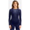 Bielizna termoaktywna z długim rękawem Odlo BL TOP crew neck l/s PERFORMANCE WARM BLACKCOMB niebieska