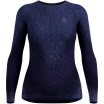 Bielizna termoaktywna z długim rękawem Odlo BL TOP crew neck l/s PERFORMANCE WARM BLACKCOMB niebieska