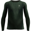 Bielizna termoaktywna z długim rękawem Odlo BL TOP crew neck l/s PERFORMANCE WARM BLACKCOMB zielona