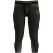 Spodnie Odlo BL BOTTOM 3/4 PERFORMANCE WARM BLACKCOMB zielone