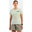 Koszulka damska Odlo ESSENTIAL PRINT T-shirt crew neck s/s zielona