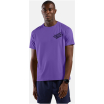 Koszulka męska Odlo ESSENTIAL PRINT T-shirt crew neck s/s fioletowa