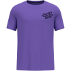 Koszulka męska Odlo ESSENTIAL PRINT T-shirt crew neck s/s fioletowa