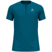 Koszulka tech. męska Odlo T-shirt crew neck s/s 1/2 zip AXALP TRAI