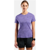 Koszulka damska Odlo ZEROWEIGHT ENGINEERED CHILL-TEC T-shirt crew neck s/s fioletowa
