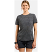 Koszulka damska Odlo ZEROWEIGHT ENGINEERED CHILL-TEC T-shirt crew neck s/s czarna